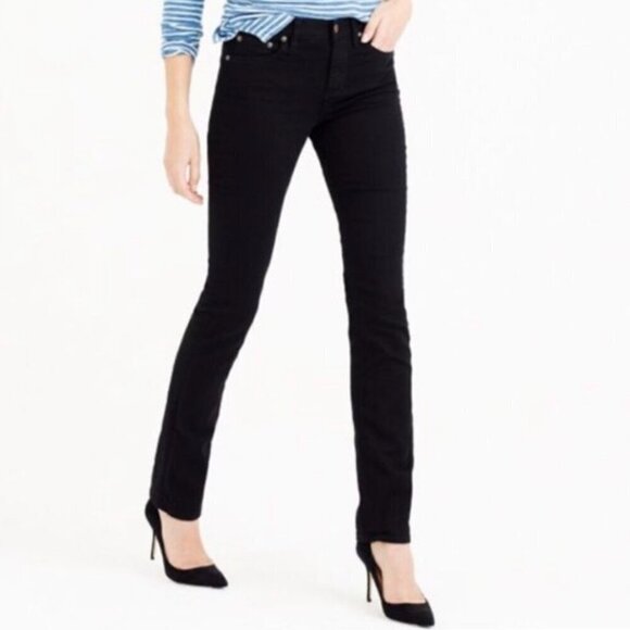 J. Crew Stretch Matchstick 5-Pocket Jeans in Black – Size 26 - Picture 1 of 4